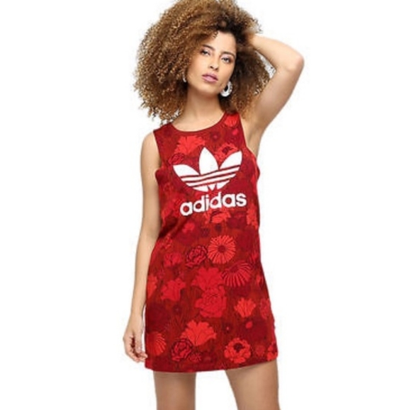 adidas trefoil tank dress